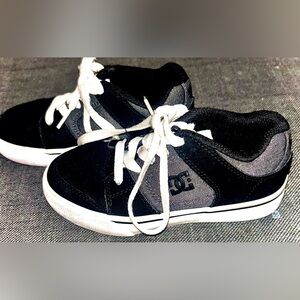 DC Kids Black and Gray Sneakers
